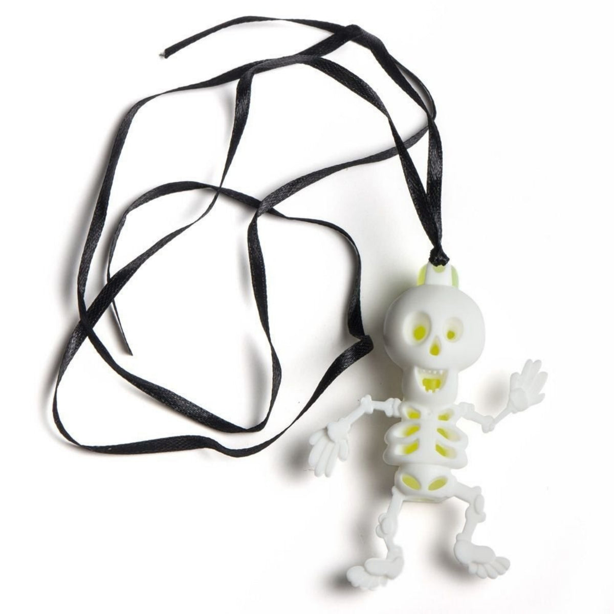 GLOW IN THE DARK HALLOWEEN SKELETON NECKLACE