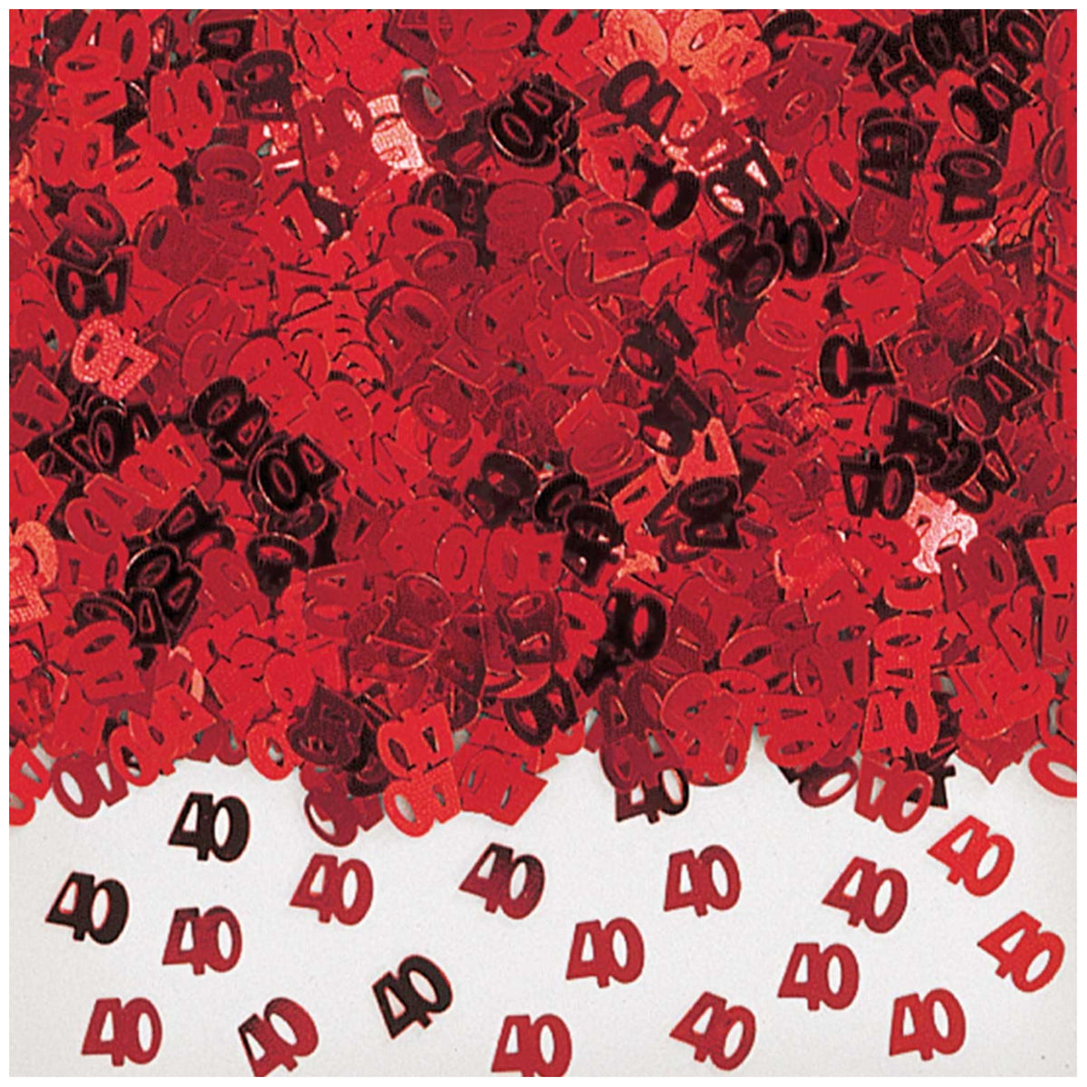 METALLIC RUBY 40TH ANNNIVERSARY CONFETTI (14g)