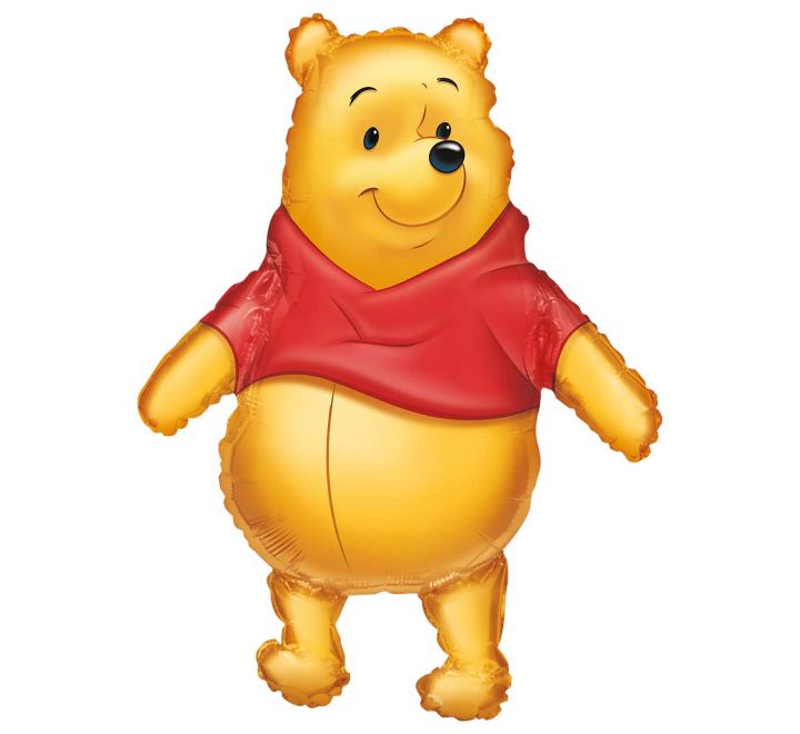 29"/ 74cm BIG AS LIFE POOH SUPERSHAPE FOIL BALLOON