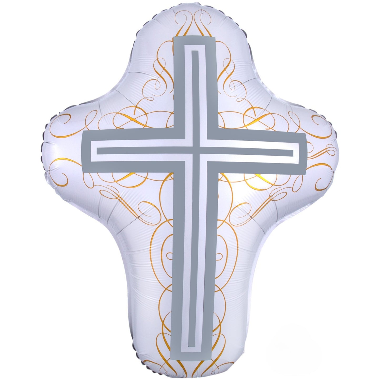 28"/ 71cm ELEGANT CROSS SUPERSHAPE FOIL BALLOON