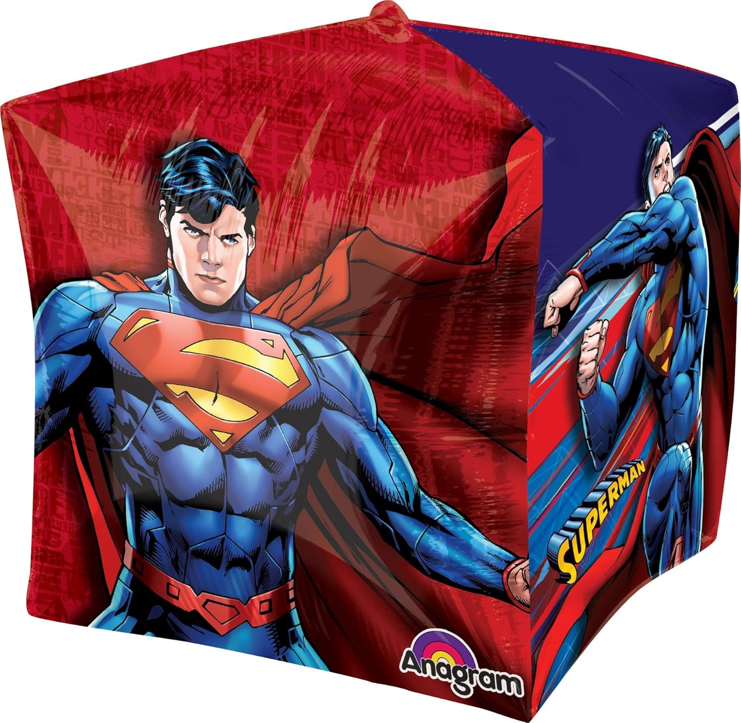 15"/ 38cm SUPERMAN CUBEZ FOIL BALLOON