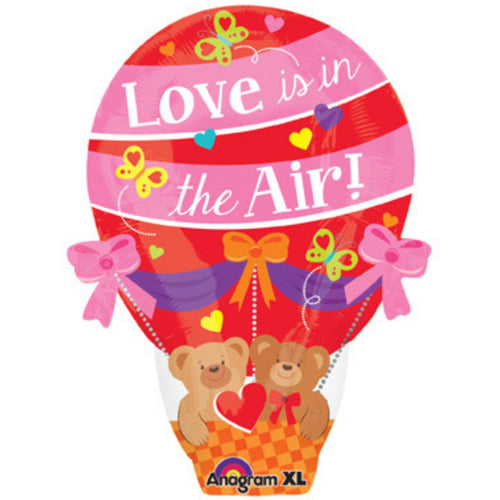 22"/ 56cm LOVE IS IN THE AIR SUPERSHAPE FOIL BALLOON