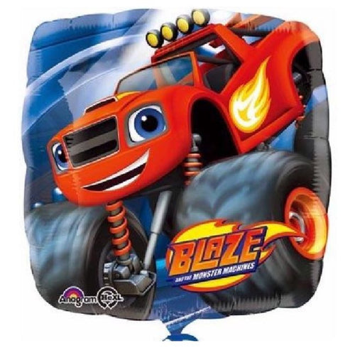 18"/ 46cm BLAZE DOUBLE-SIDED SQUARE FOIL BALLOON