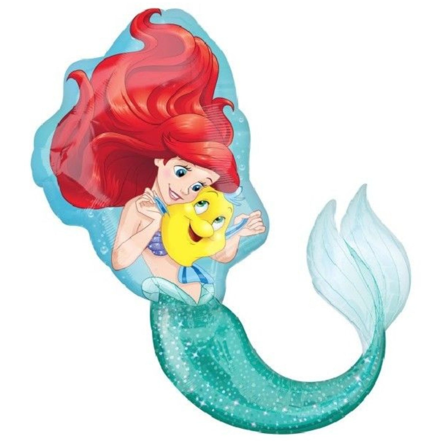 34"/ 86cm LITTLE MERMAID SUPERSHAPE FOIL BALLOON