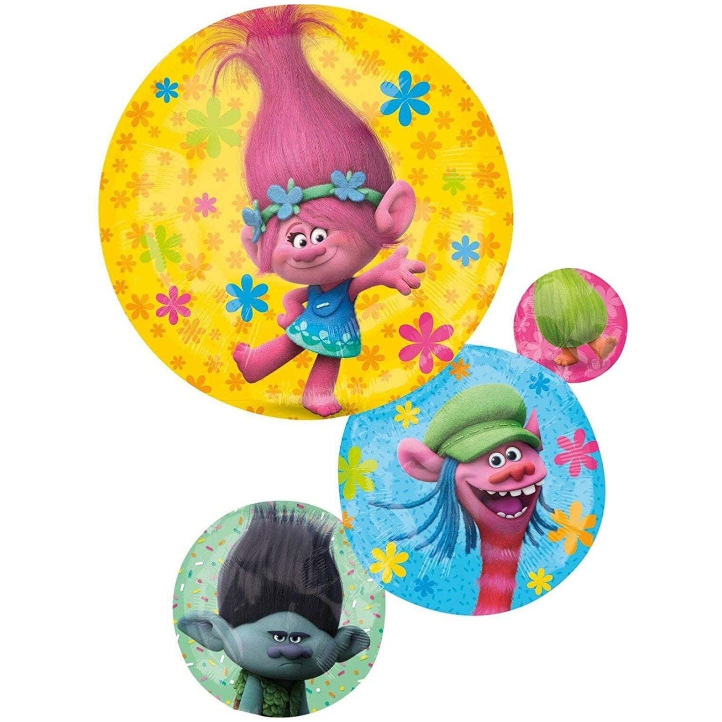 28"/ 71cm TROLLS SUPERSHAPE FOIL BALLOON