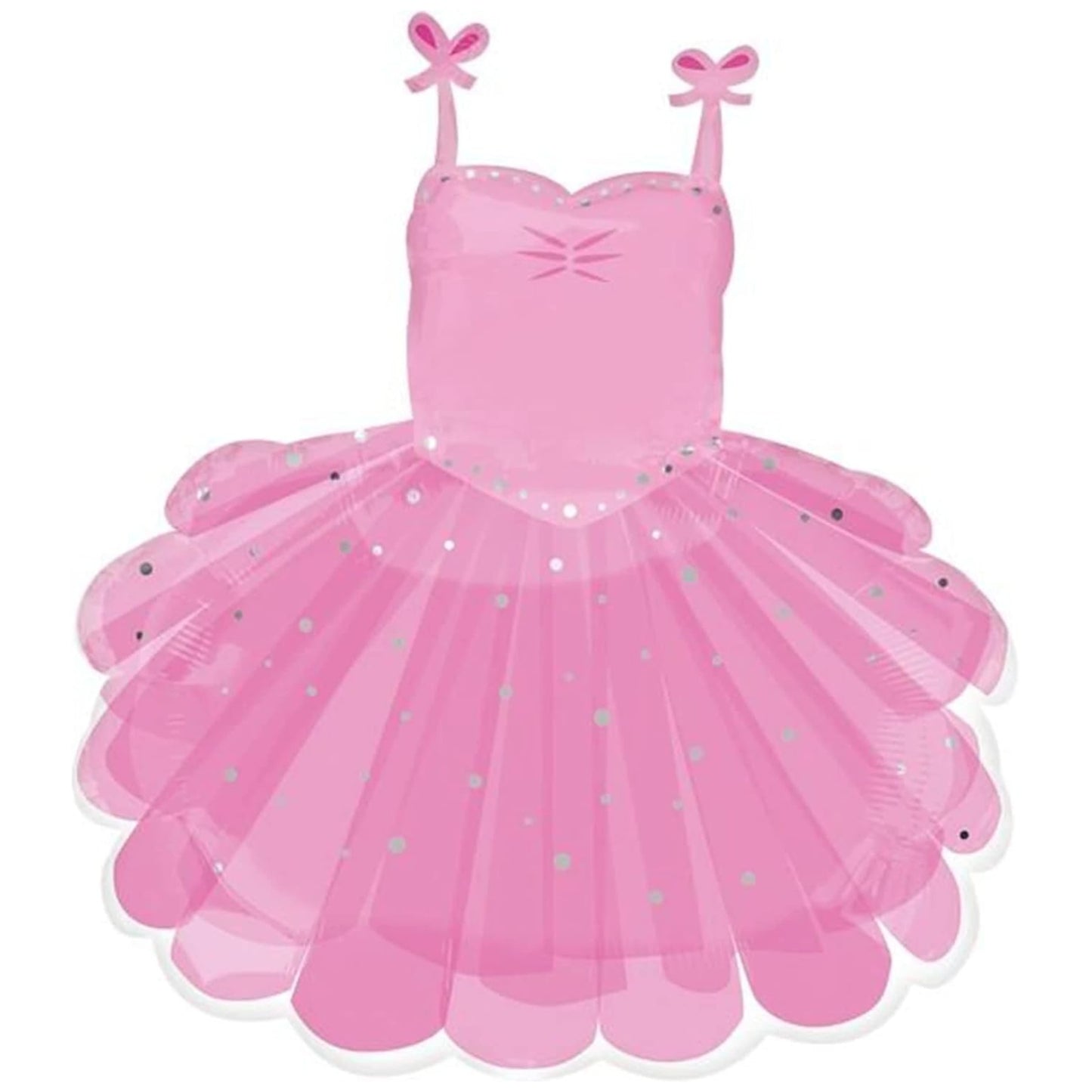 28"/ 71cm BALLERINA TUTU SUPERSHAPE FOIL BALLOON
