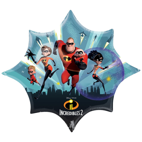 35"/ 89cm THE INCREDIBLES SUPERSHAPE FOIL BALLOON