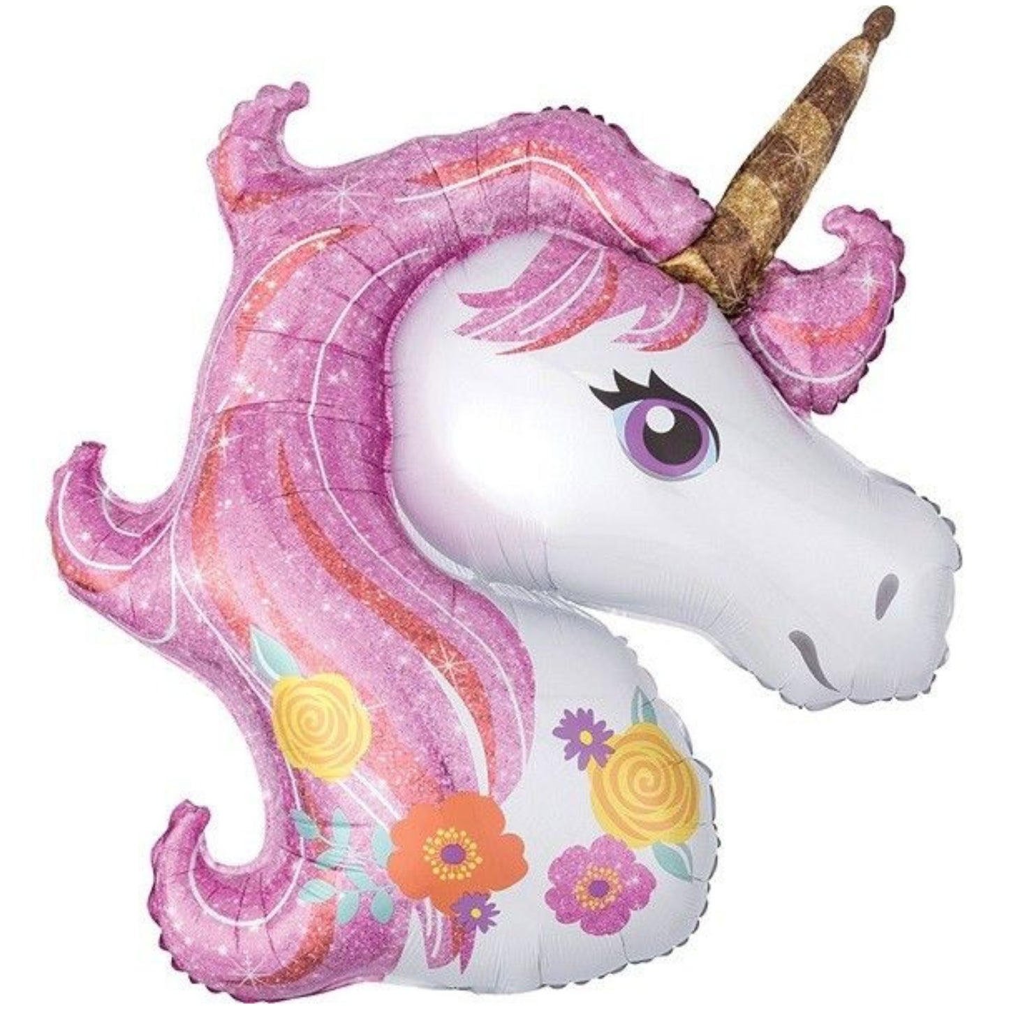 33"/ 83cm MAGICAL UNICORN SUPERSHAPE FOIL BALLOON