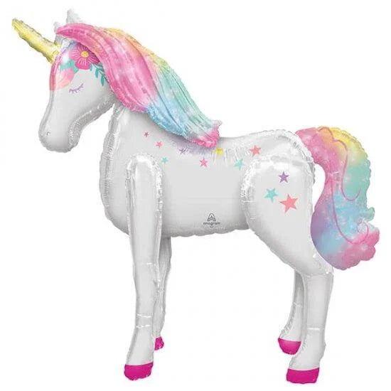 46"/ 117cm ENCHANTED UNICORN SUPERSHAPE AIRWALKER FOIL BALLOON