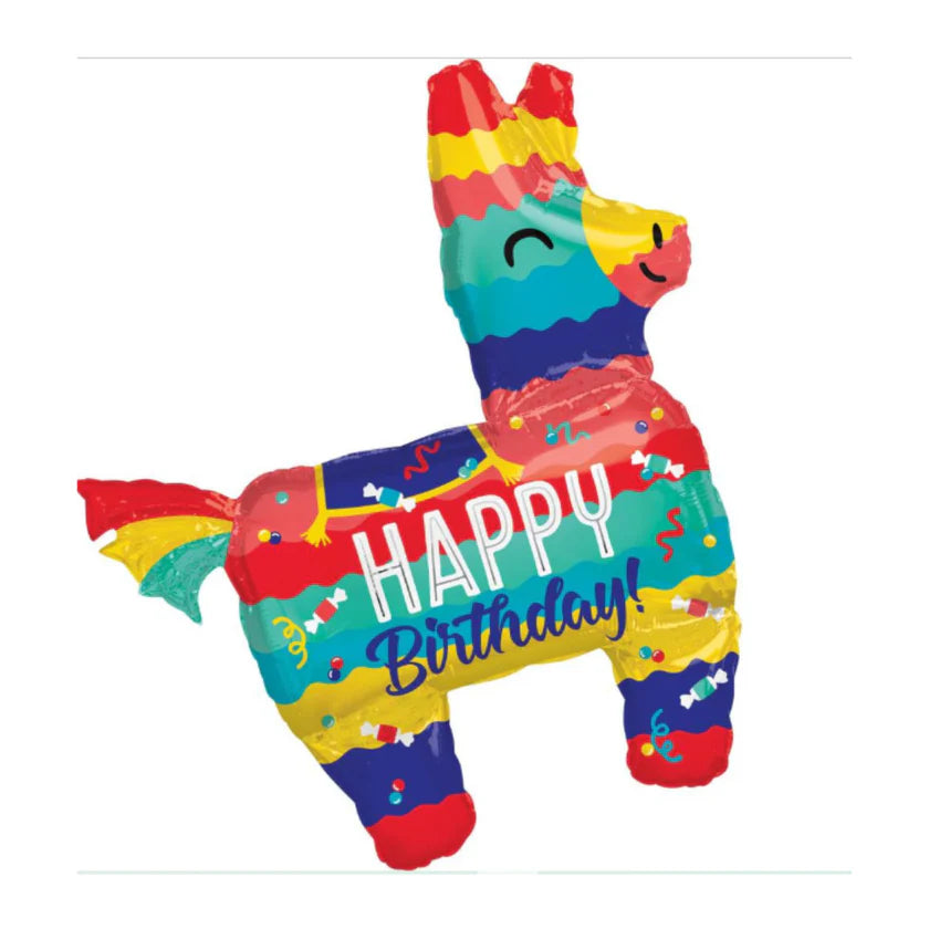 33"/ 84cm PINATA BIRTHDAY SUPERSHAPE FOIL BALLOON