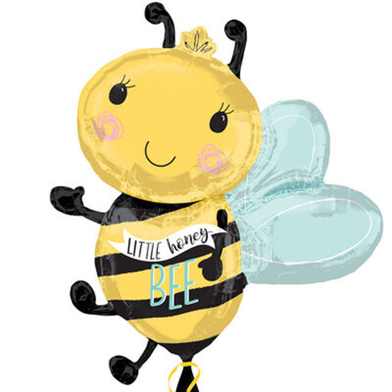 22"/ 56cm HONEY BEE SUPERSHAPE FOIL BALLOON