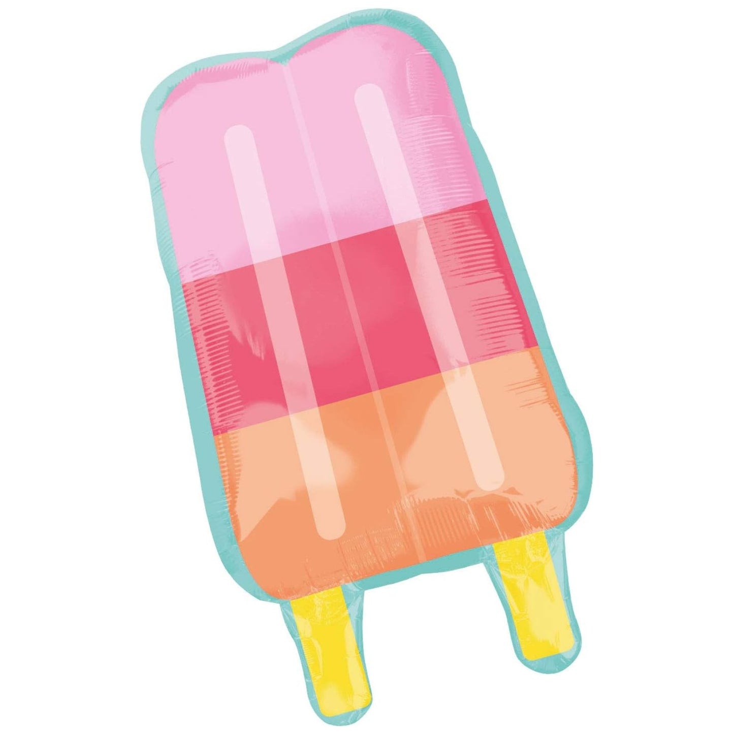 30"/ 76cm COLOURFUL POPSICLE SUPERSHAPE FOIL BALLOON