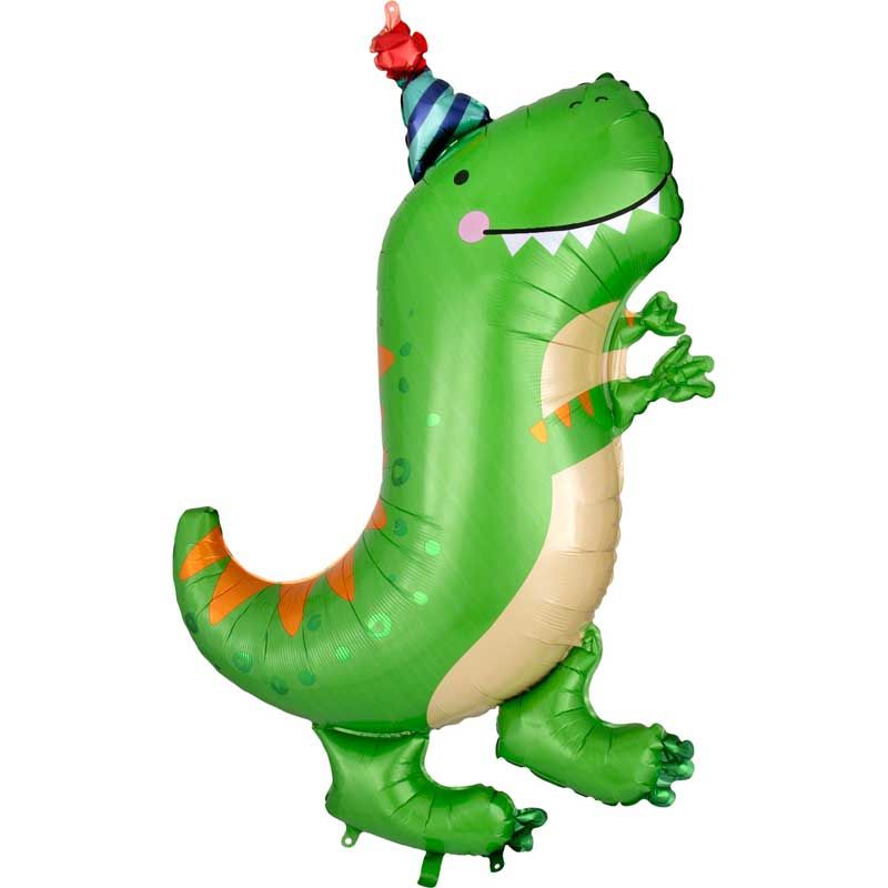 34"/ 86cm DINOMITE PARTY SUPERSHAPE FOIL BALLOON