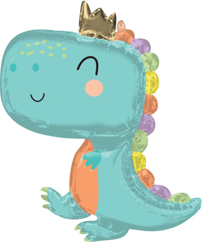 31"/ 78cm BABYSAURUS SUPERSHAPE FOIL BALLOON