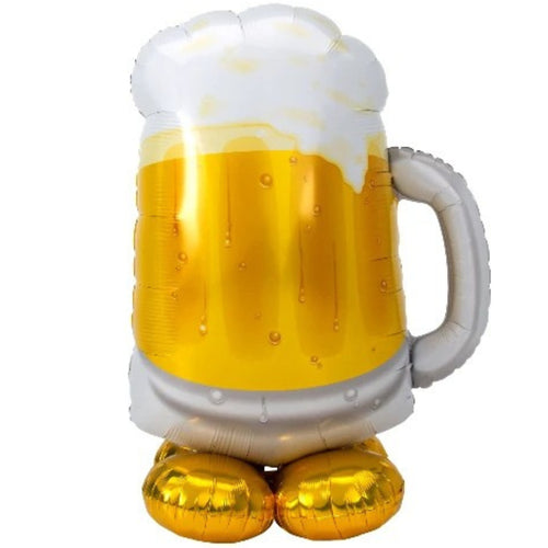 49"/ 124cm BEER MUG AIRLOONZ FOIL BALLOON