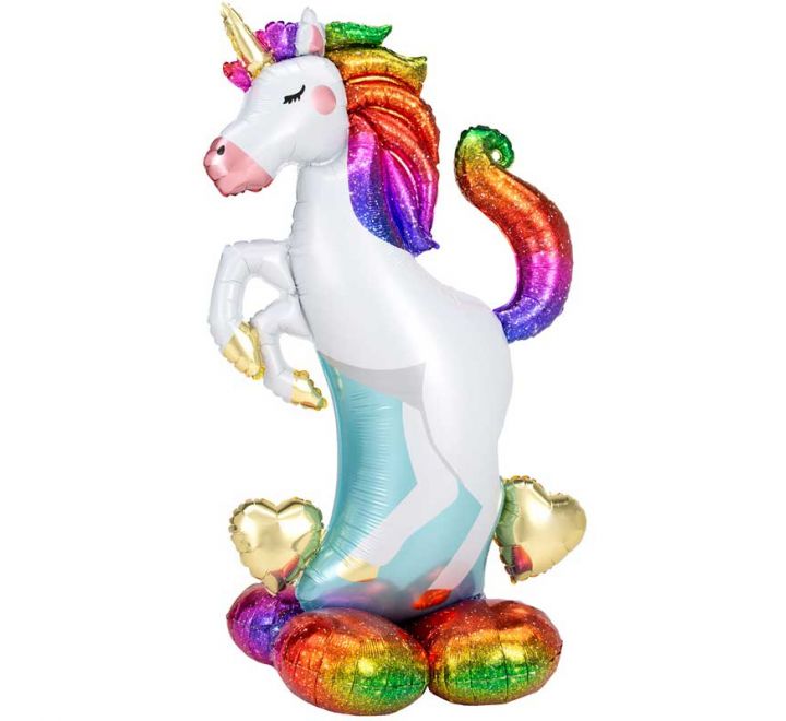 55"/ 140cm UNICORN AIRLOONZ FOIL BALLOON