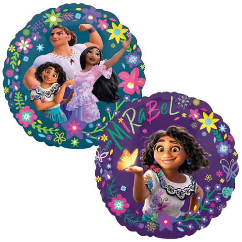 18"/ 46cm OFFICIAL ENCANTO DOUBLE-SIDED ROUND FOIL BALLOON