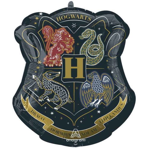 22"/ 56cm HARRY POTTER HOGWARTS CREST SUPERSHAPE FOIL BALLOON