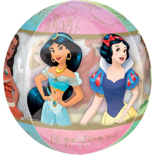 16"/ 41cm DISNEY PRINCESSES ORBZ CLEAR BALLOON
