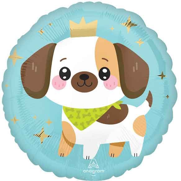 18"/ 46cm  KAWAII PUPPY FOIL BALLOON