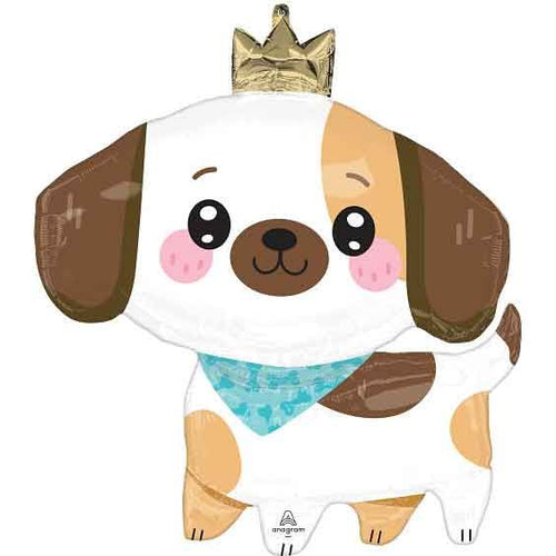 27"/ 68cm KAWAII PUPPY SUPERSHAPE FOIL BALLOON