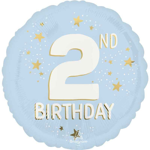 18"/ 46cm LITTLE MISTER 2 ROUND FOIL BALLOON