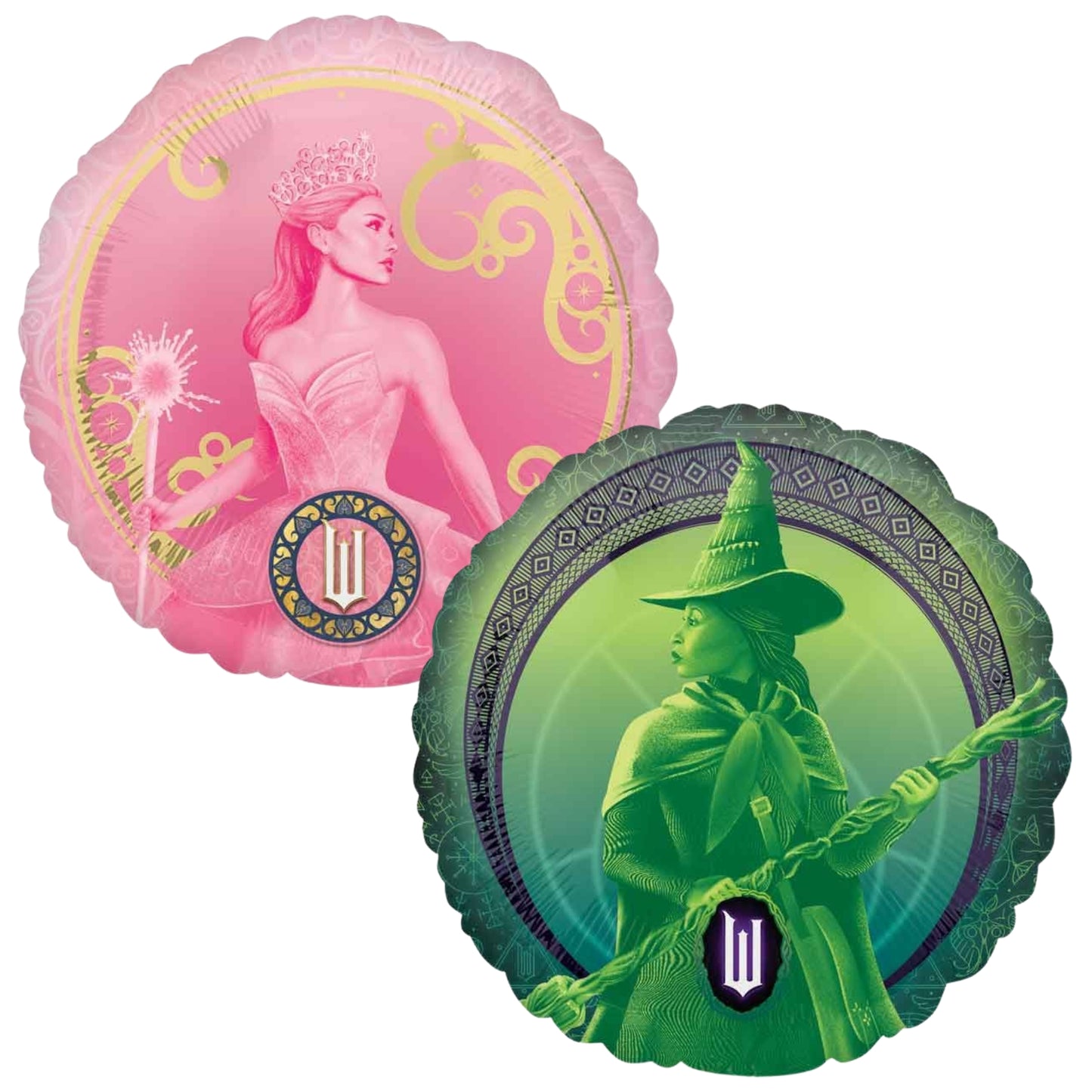 18"/ 46cm WICKED DOUBLE-SIDED ROUND FOIL BALLOON