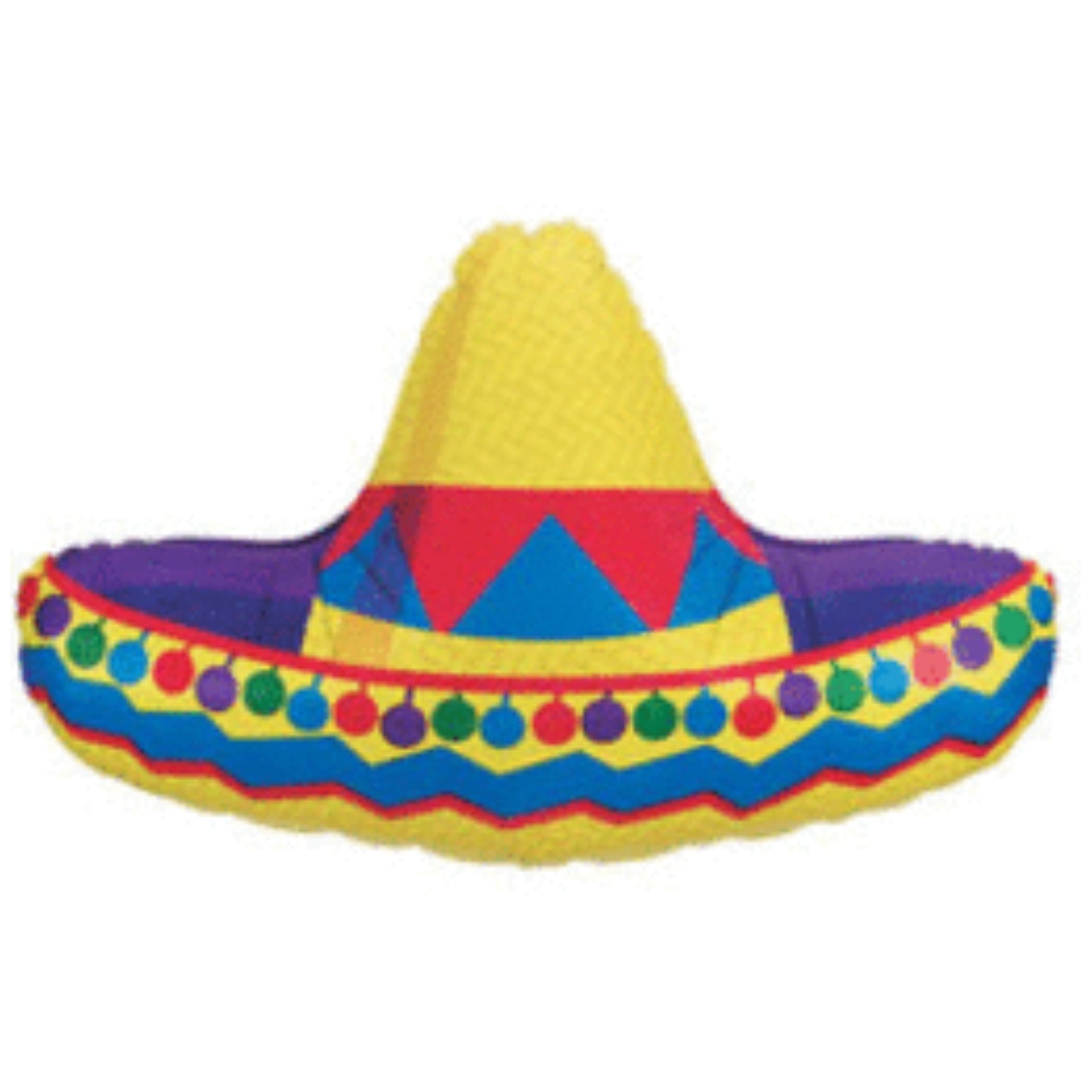 34"/ 86cm SOMBRERO SUPERSHAPE FOIL BALLOON