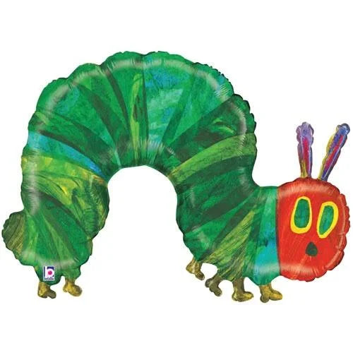 43"/ 109cm VERY HUNGRY CATERPILLAR SUPERSHAPE FOIL BALLOON