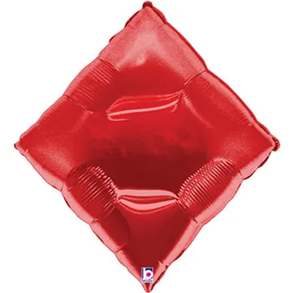 30"/ 76cm CASINO DIAMOND SUPERSHAPE FOIL BALLOON
