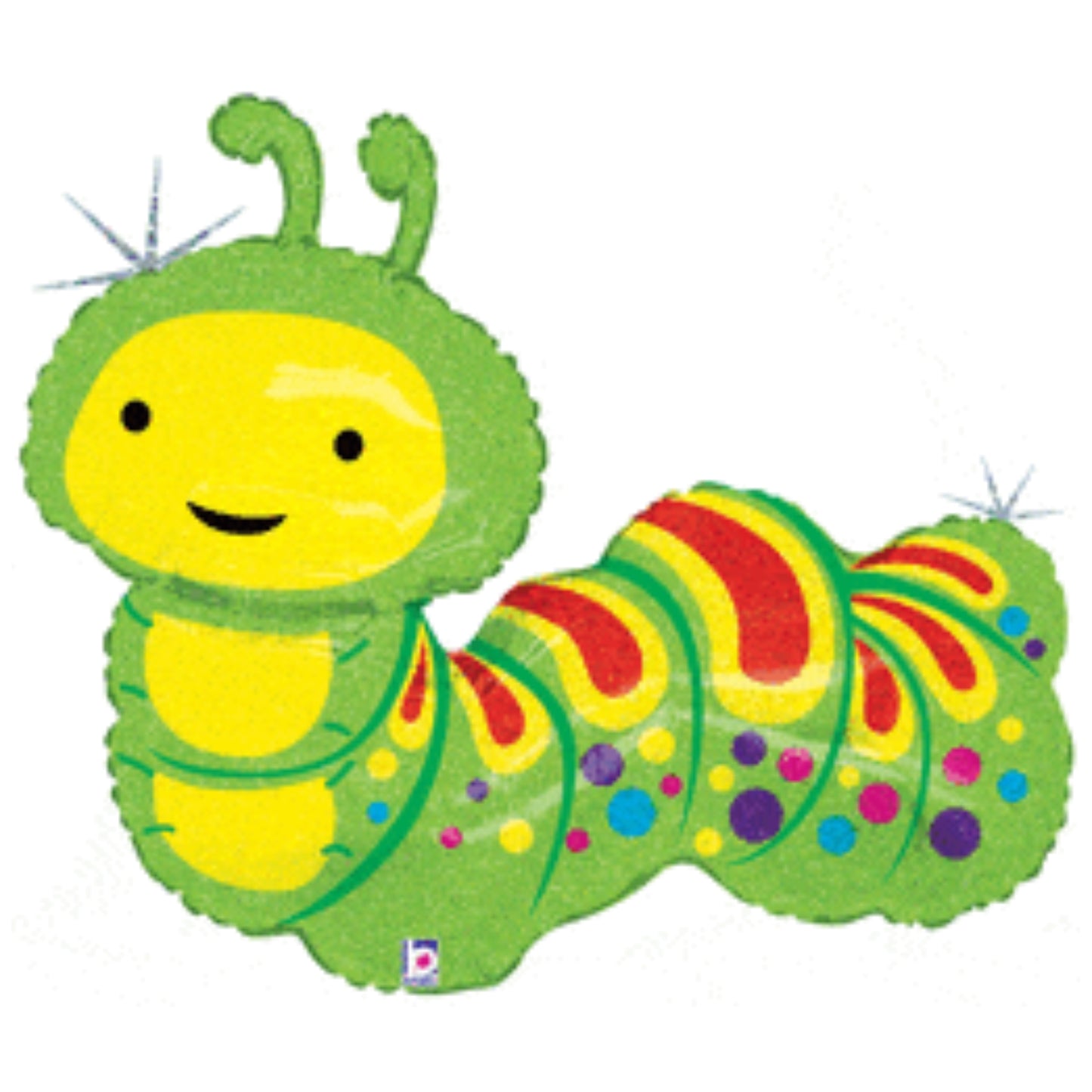 32"/ 81cm CATERPILLAR SUPERSHAPE FOIL BALLOON