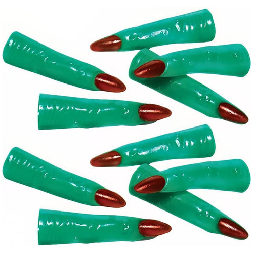 GREEN WITCHES FINGERS (10 PACK)
