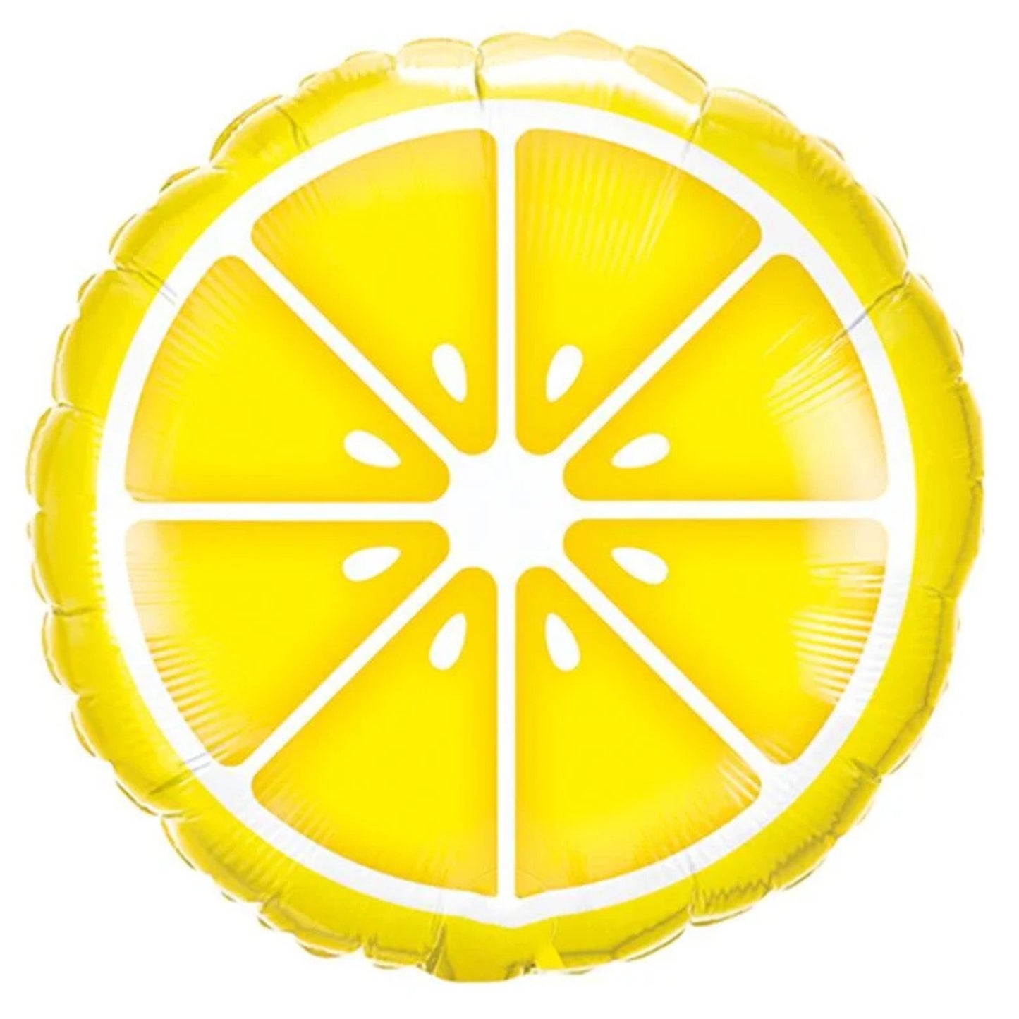 18"/ 46cm SLICED LEMON ROUND FOIL BALLOON