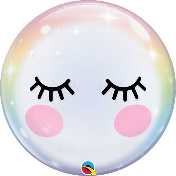 22"/ 56cm EYELASHES SPHERICAL FOIL BALLOON