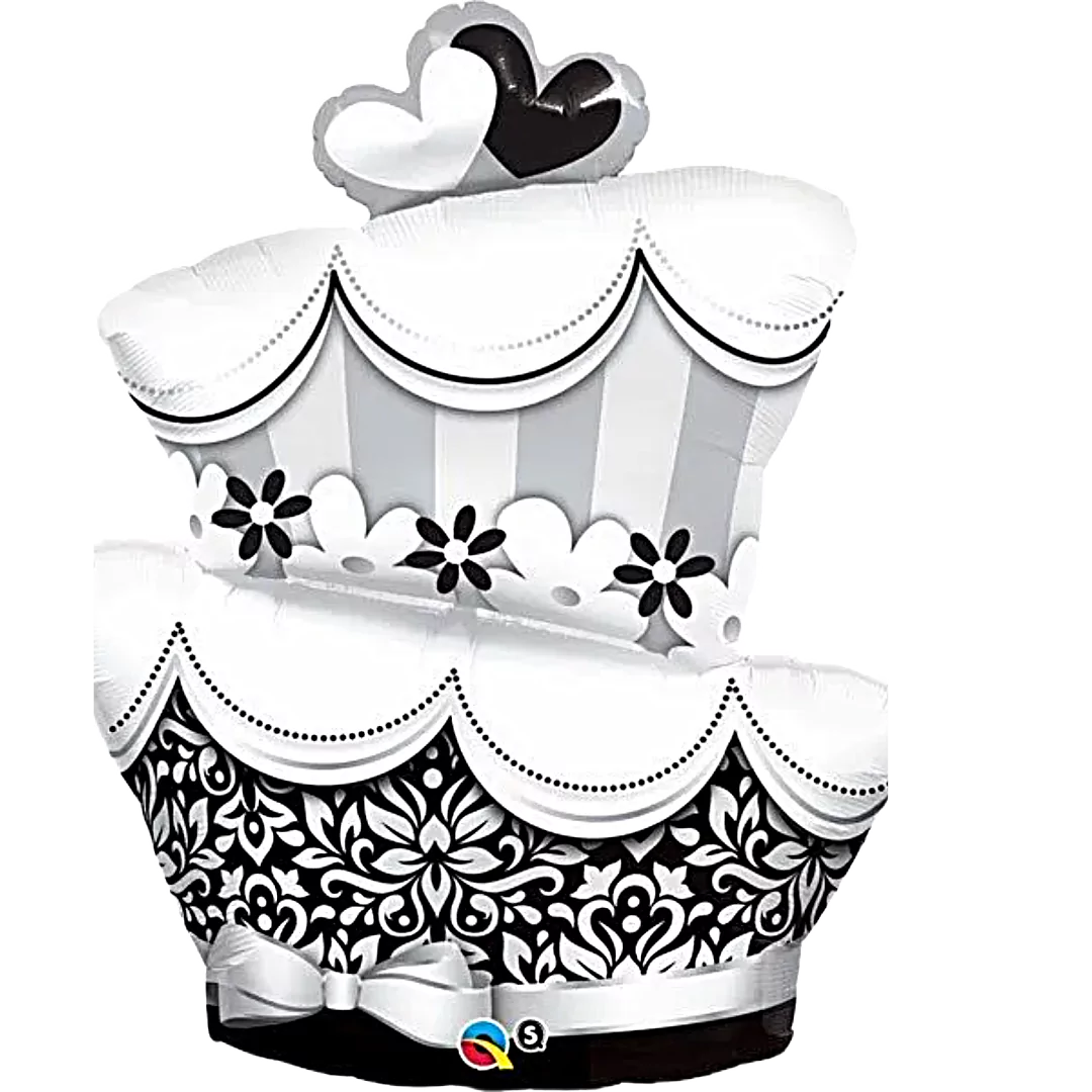41"/ 104cm FUN & FABULOUS WEDDING CAKE SUPERSHAPE FOIL BALLOON