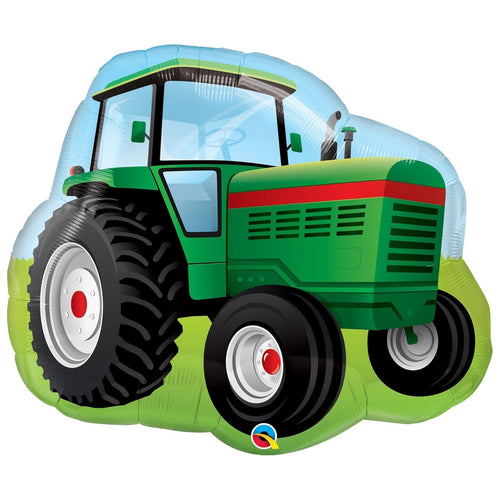 34"/ 86cm FARM TRACTOR SUPERSHAPE FOIL BALLOON