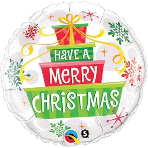 18"/ 46cm SNOWFLAKES ROUND FOIL BALLOON