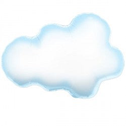 30"/ 76cm PUFFY CLOUD SUPERSHAPE FOIL BALLOON