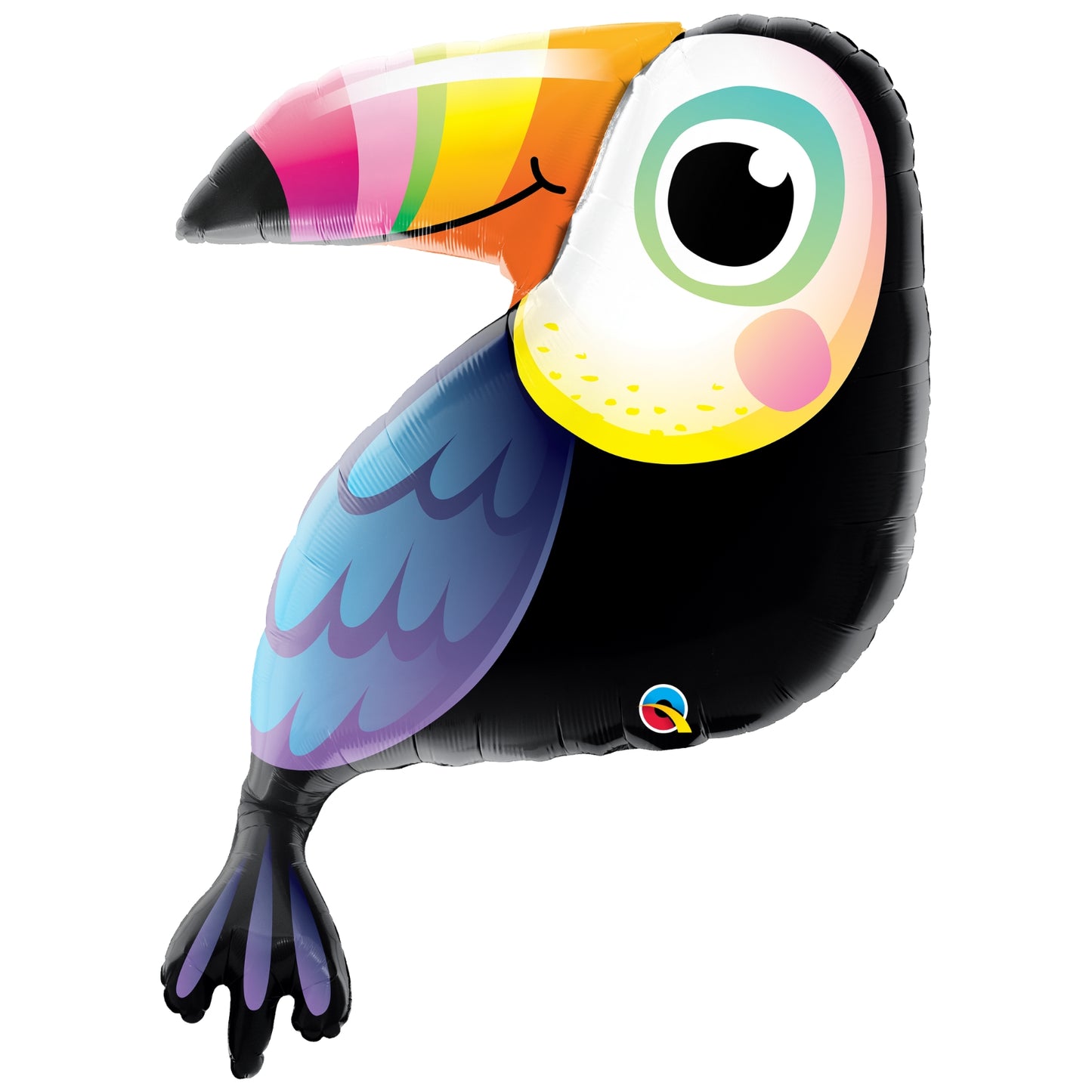 41"/ 104cm COLORFUL TOUCAN SUPERSHAPE FOIL BALLOON
