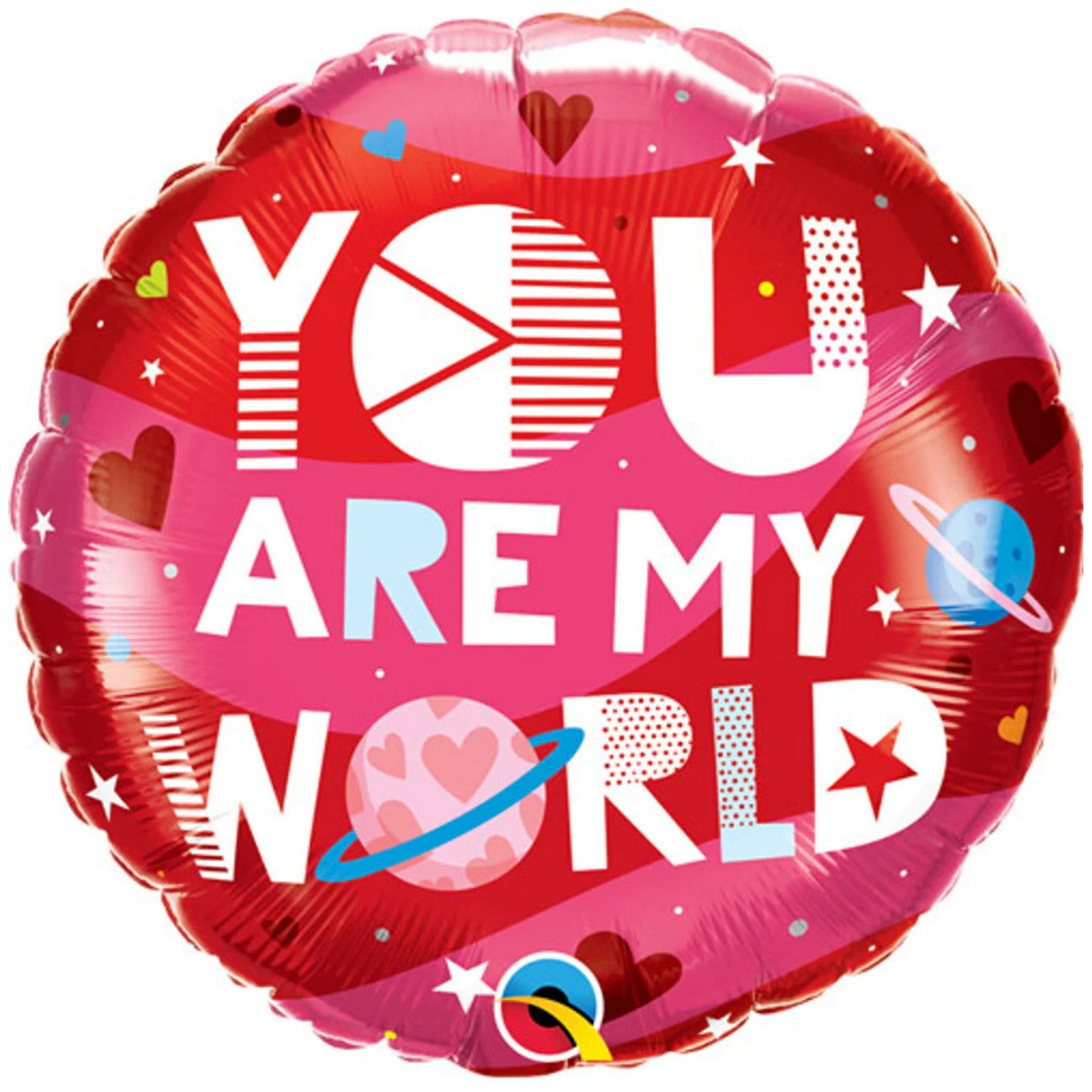 18"/ 46cm YOU ARE MY WORLD ROUND FOIL BALLOON