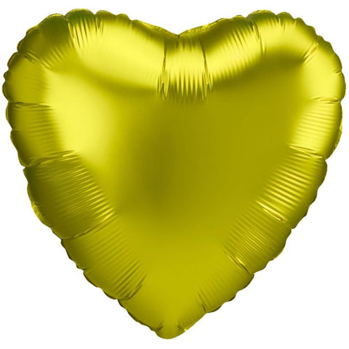 LEMON (SATIN LUXE) HEART (18"/ 46cm)