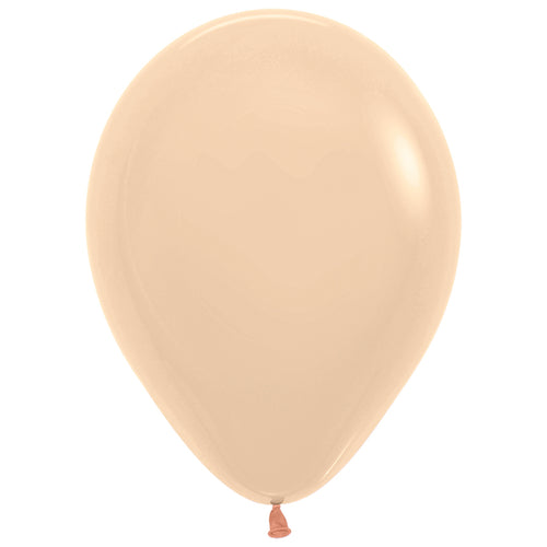 12"/ 30cm MALIBU PEACH PASTEL MATTE LATEX BALLOON (660)