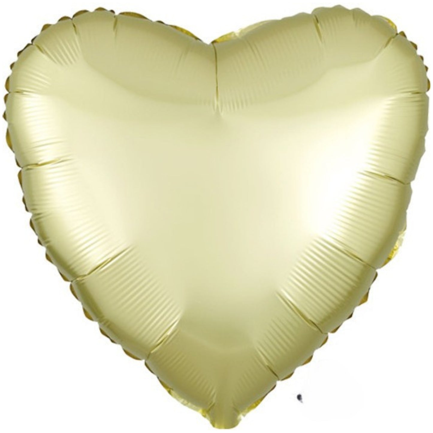 PASTEL YELLLOW (SATIN LUXE) HEART (18"/ 46cm)