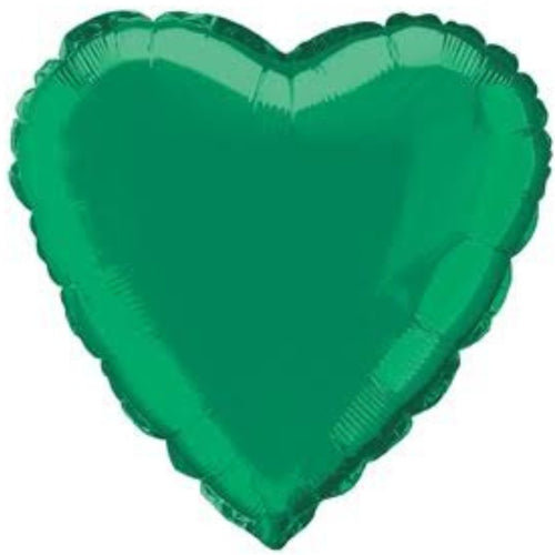 EMERALD GREEN HEART (18"/ 46cm)
