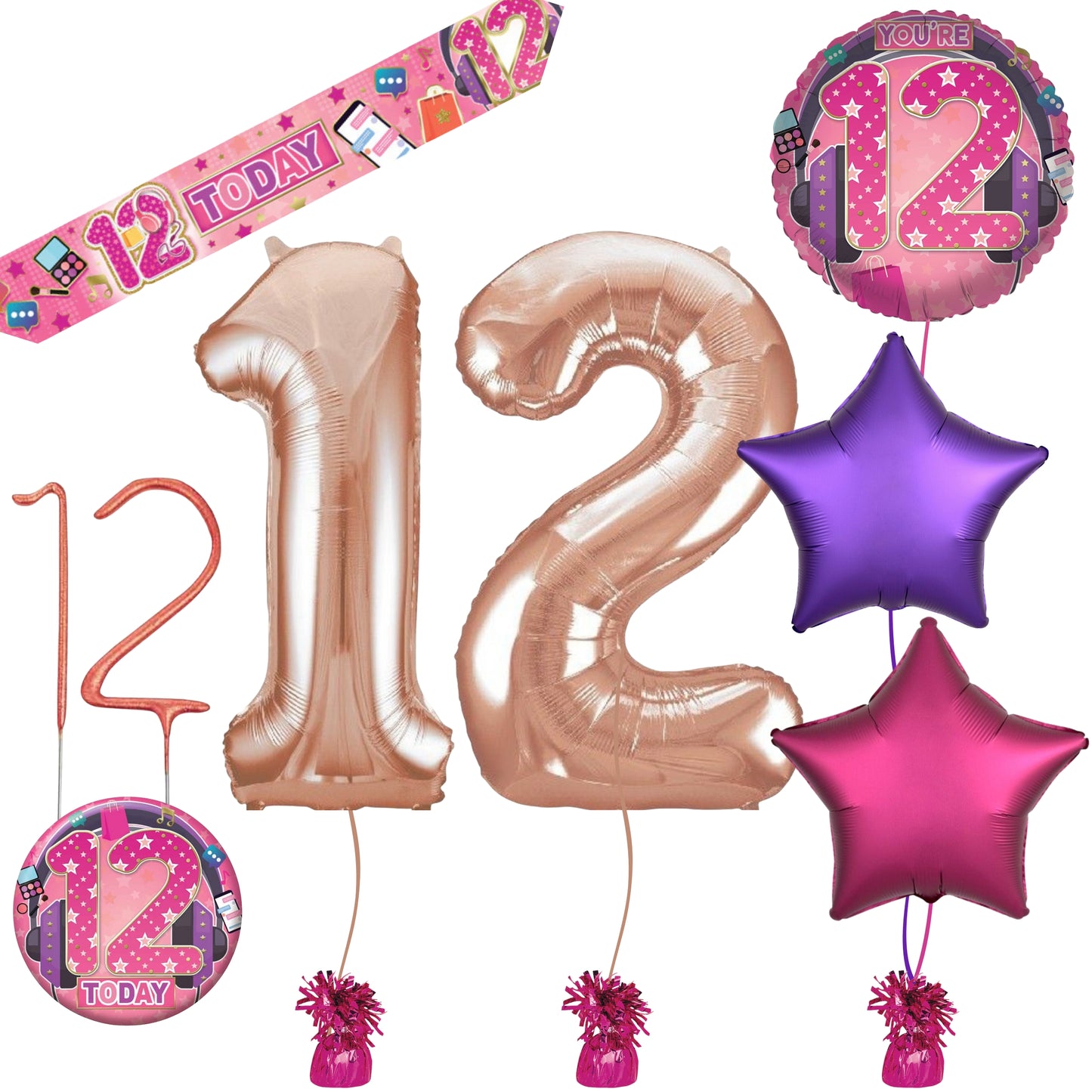 12TH BIRTHDAY GIRL BUNDLE