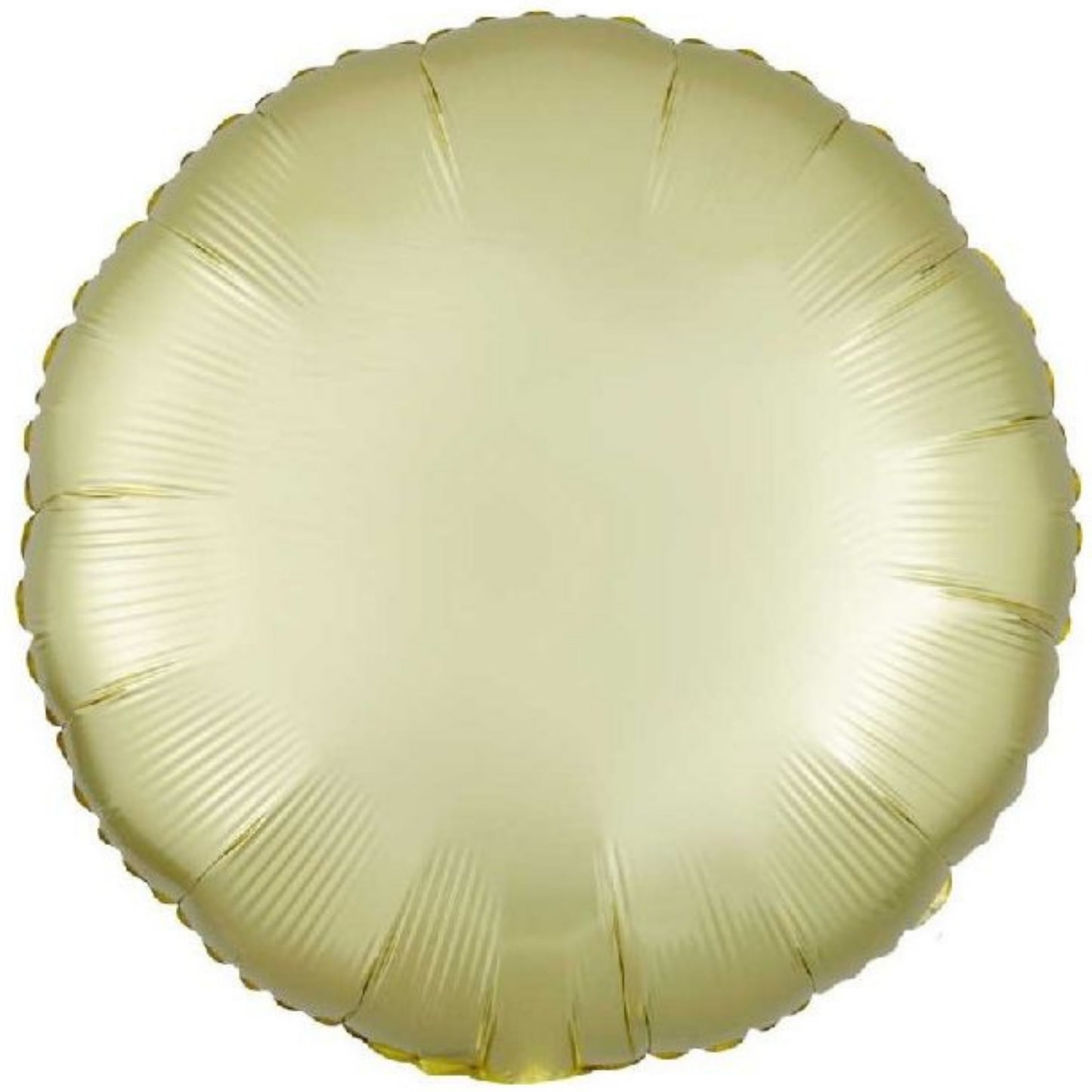 PASTEL YELLLOW (SATIN LUXE) CIRCLE (18"/ 46cm)
