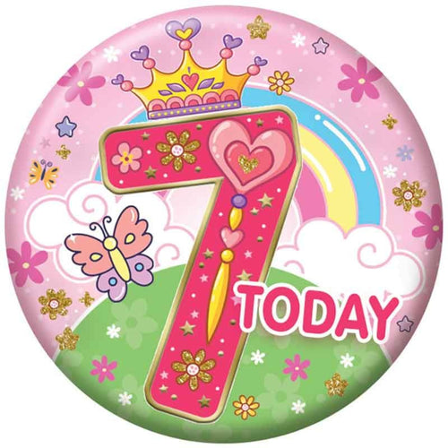 2.4"/ 6cm 7 TODAY GIRLS BADGE
