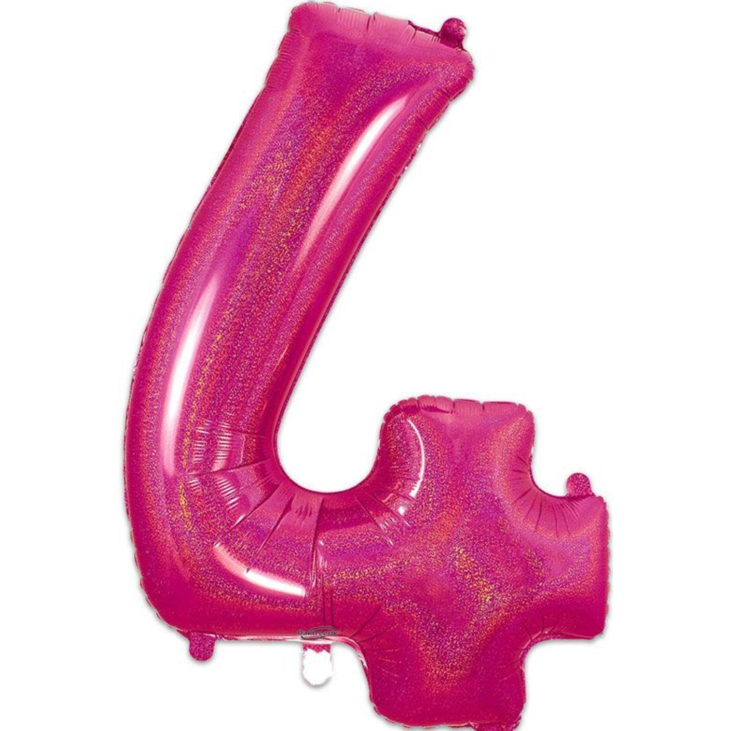 HOLOGRAPHIC PINK '4' (34"/ 86cm)