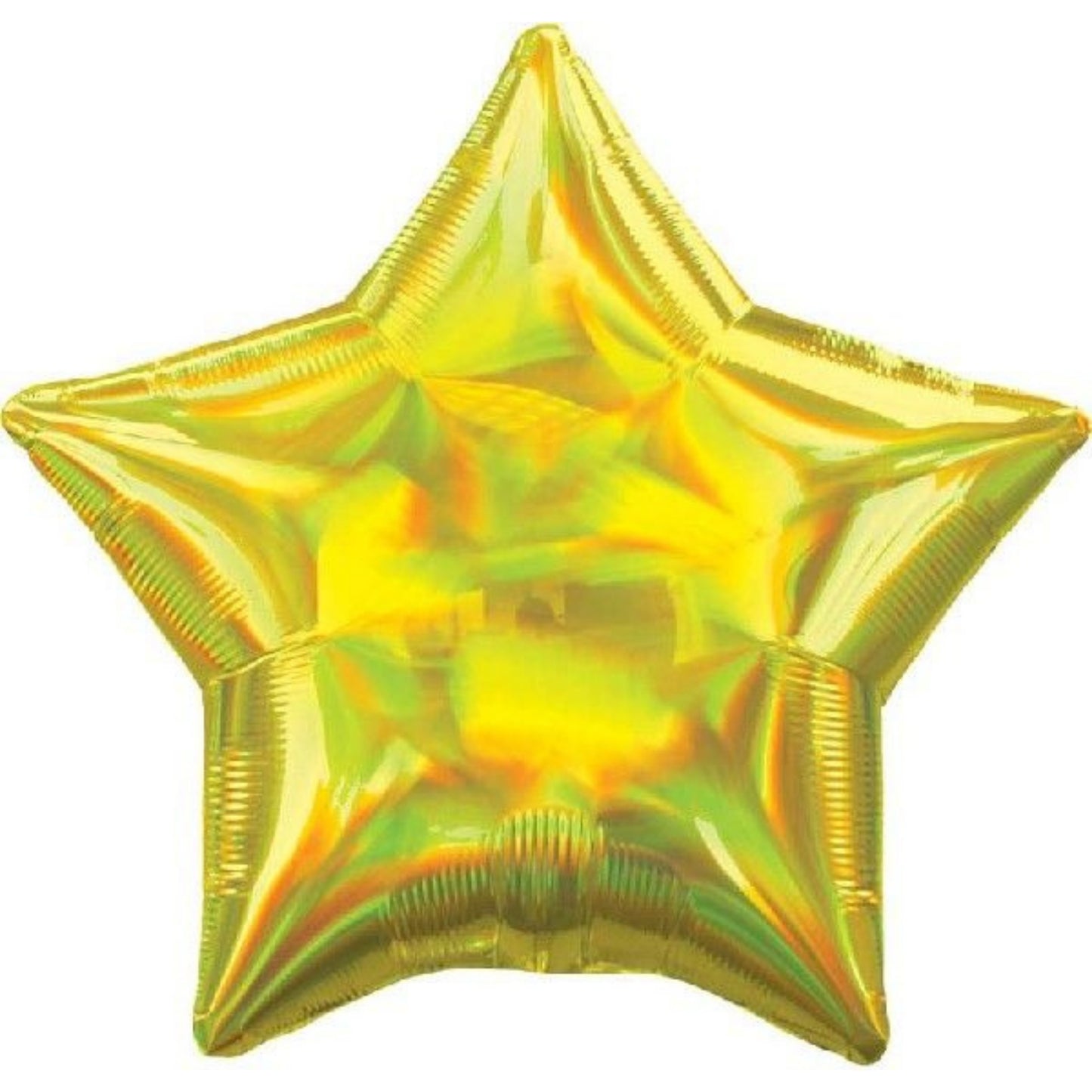 YELLOW (IRIDESCENT) STAR (19"/ 48cm)