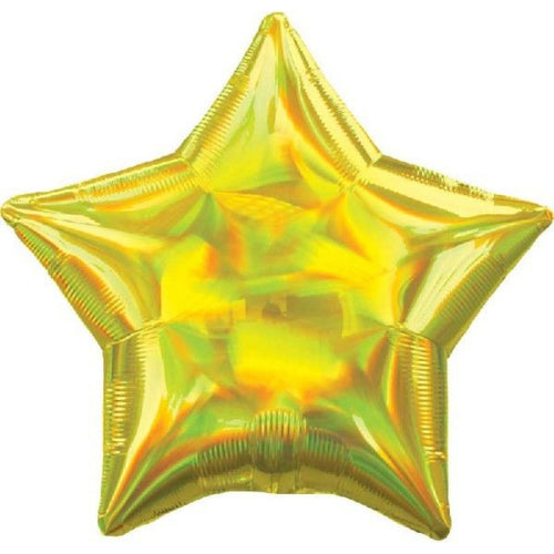 YELLOW (IRIDESCENT) STAR (19"/ 48cm)